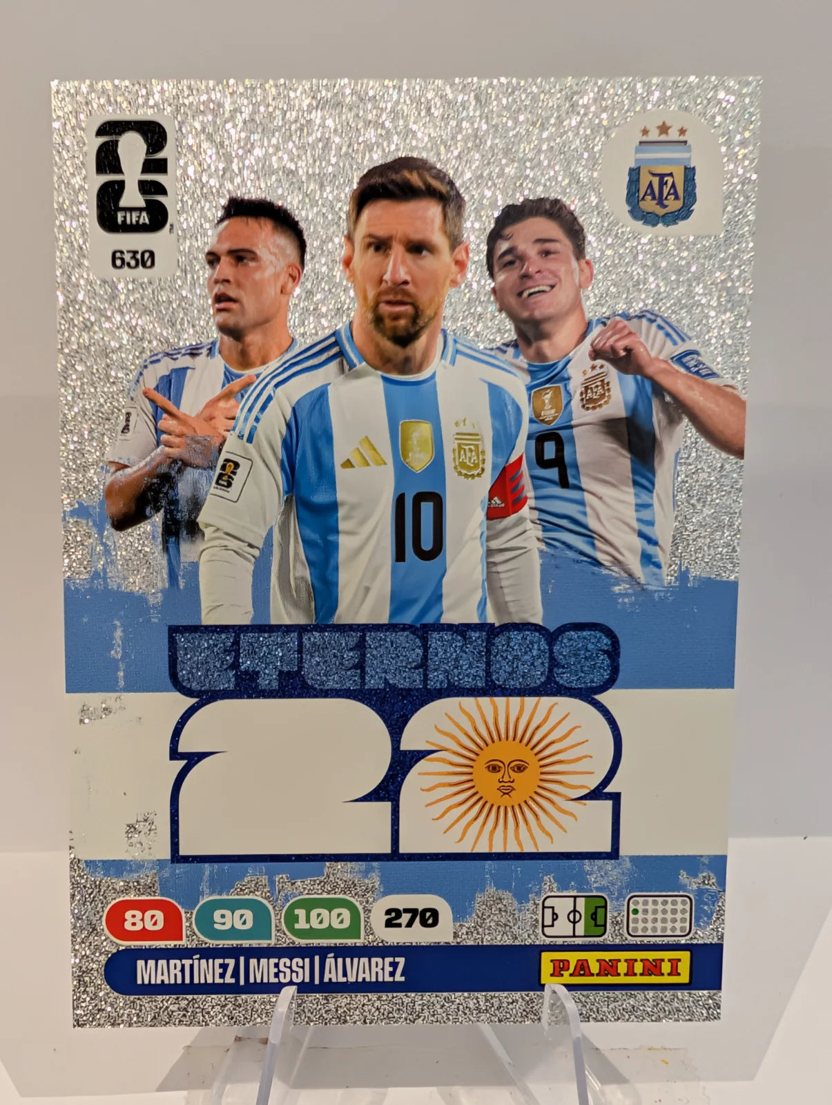 630 Martinez | Messi | Alvarez - Eternos 22 - Panini Adrenalyn XL World Cup 2026