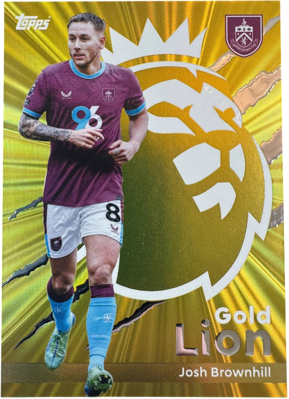 Josh Brownhill - Burnley - Gold Lion