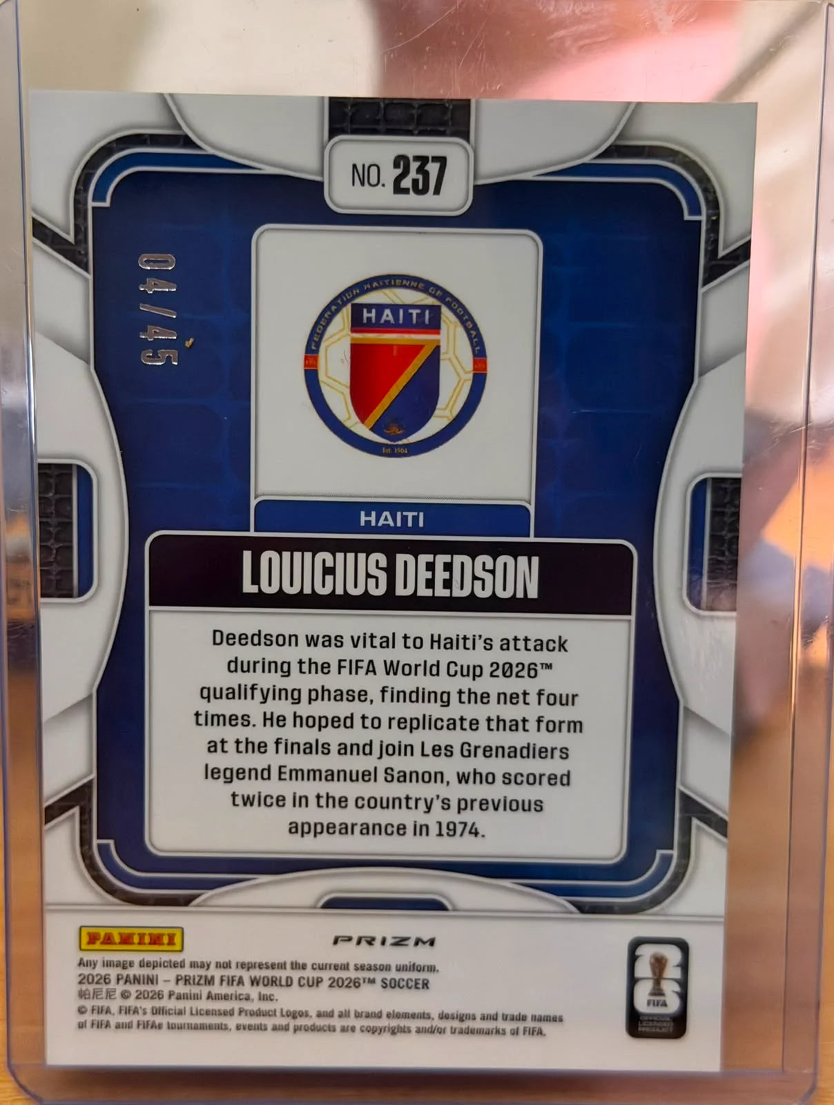 Lovicius Deedson Pink  Wave Prizm 04/45