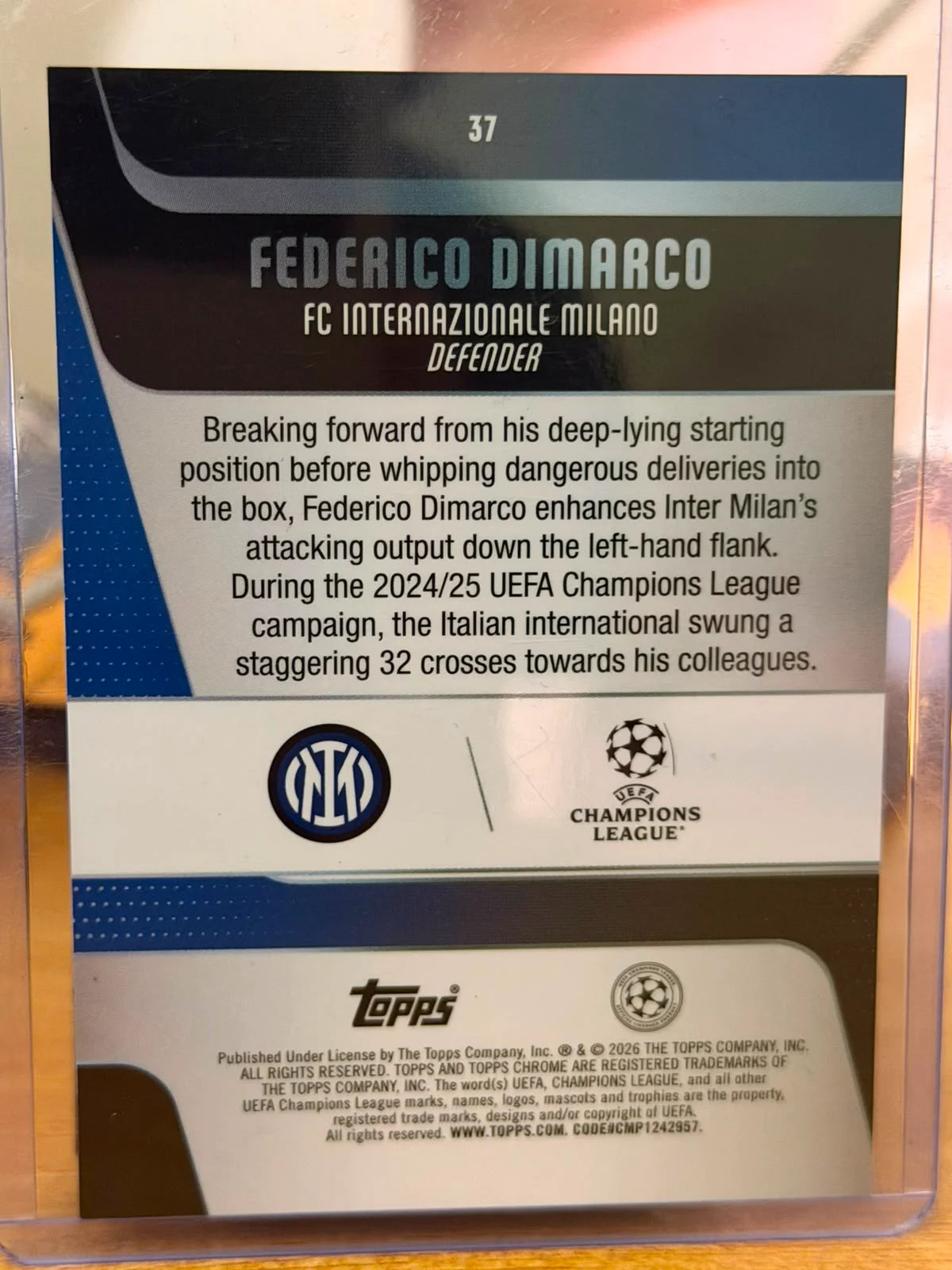 Federico Dimarco Green refractor 85/89