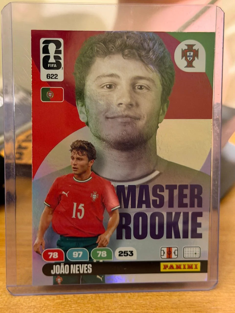 João Neves Master Rookie Adrenalyn XL World Cup 2026