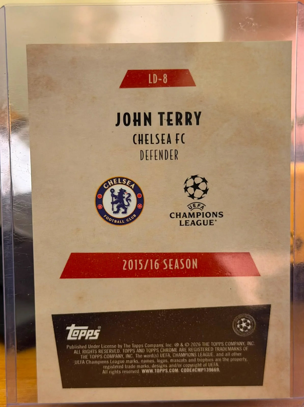 John terry Last Dance 2015/16 Season