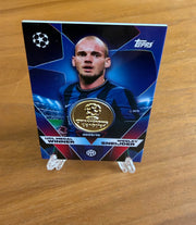 Topps “ winners medal relic “ Wesley Sneijder