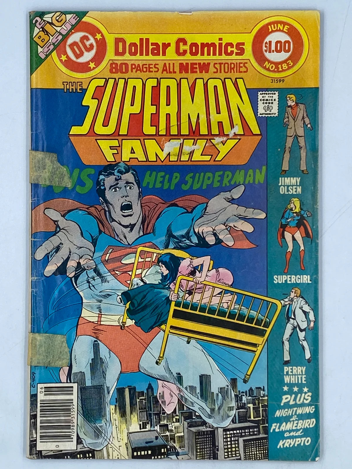 The Superman Family #183 published by DC Comics with a cover date of June 1977
