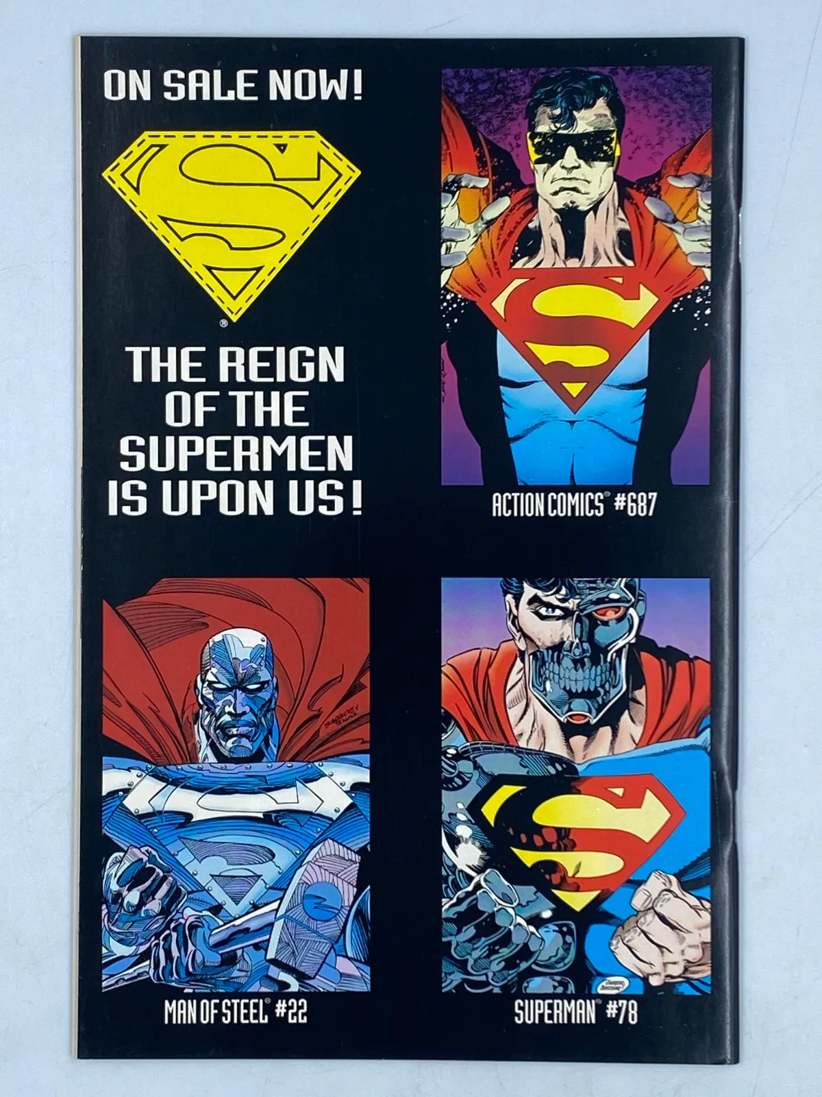 The Adventures of Superman #501 (DC Comics, June 1993) part of the"Reign of the Supermen" storyline.