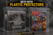 Pitch black ETB + Booster bundle + plastic protector for both
