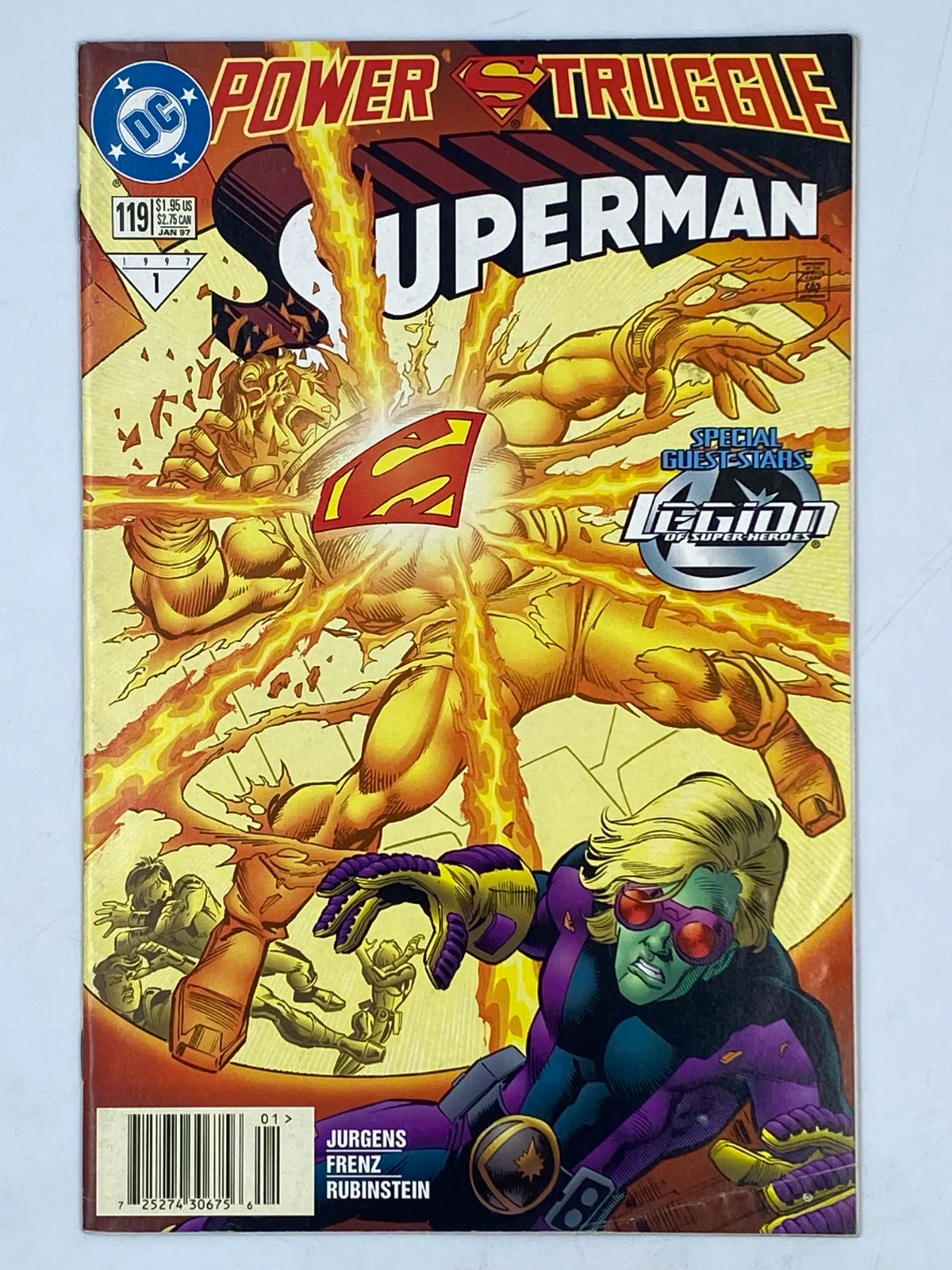 Superman #119 (Vol. 2) published by DC Comics in January 1997