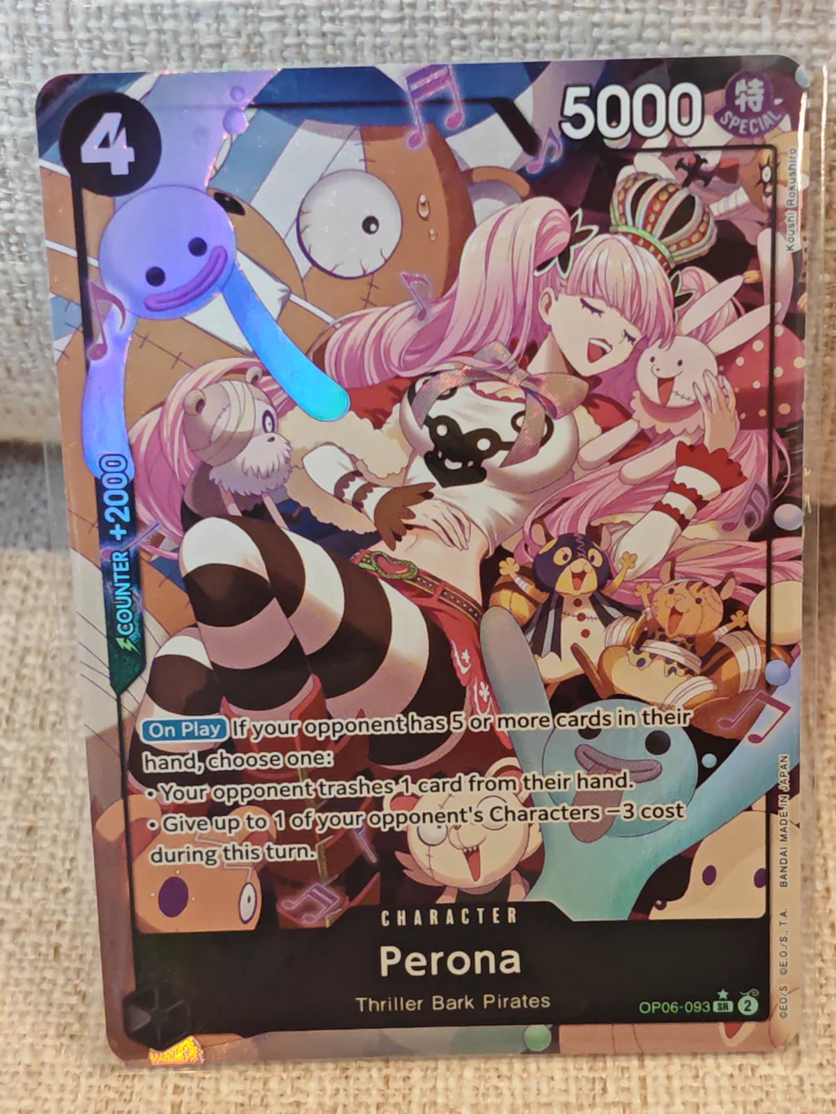 Perona (093) (Alternate Art) OP06-093 (Wings of the Captain)