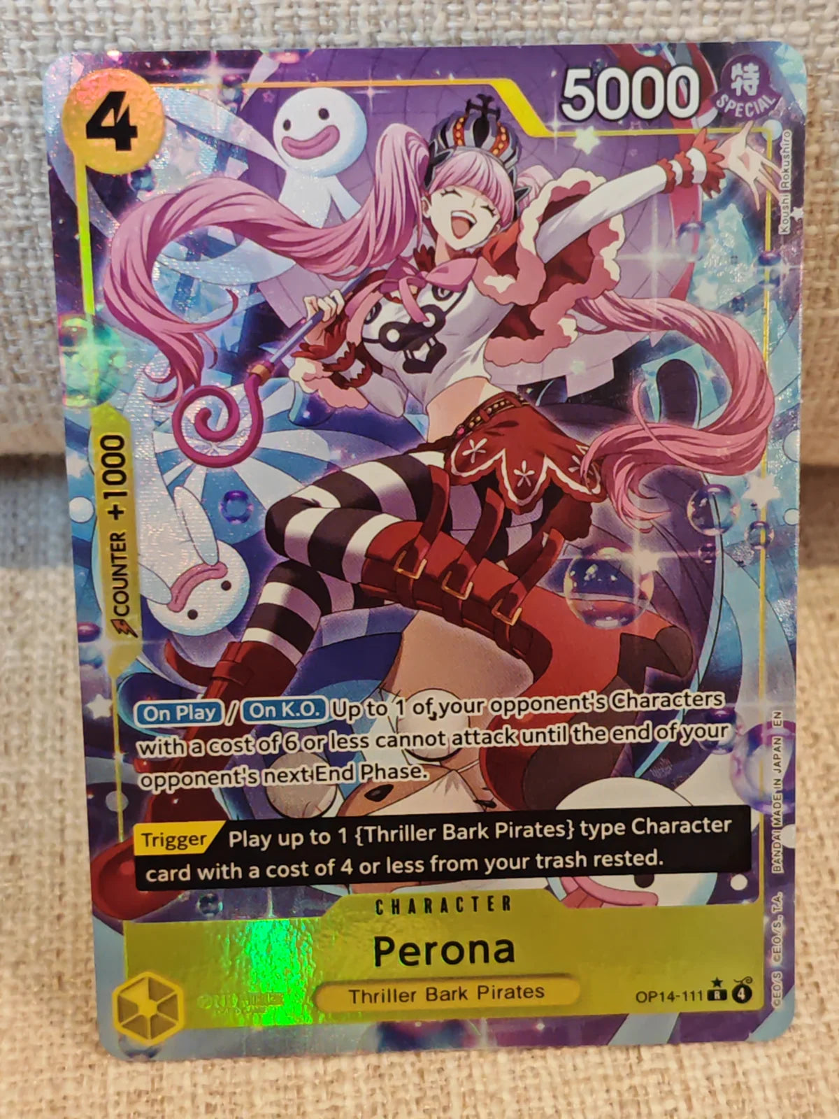 Perona - OP14-111 (Alternate Art) (The Azure Sea's Seven)