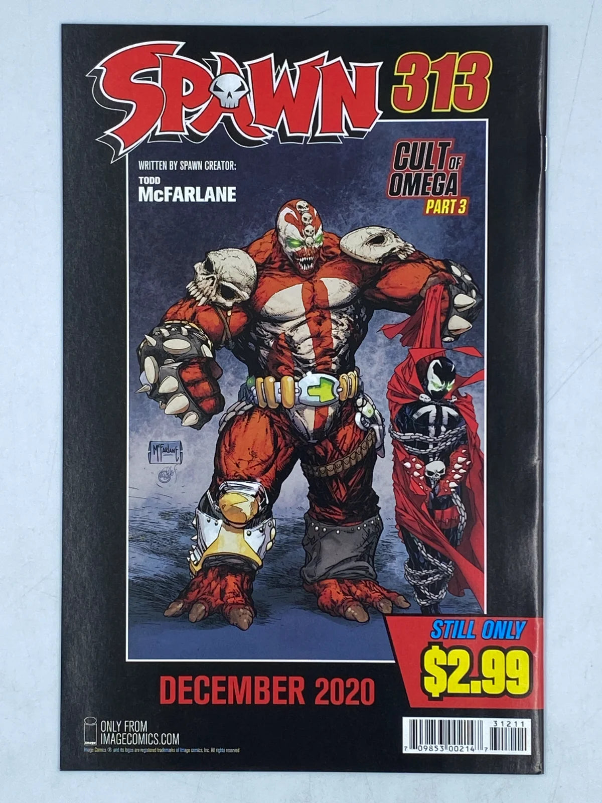 Spawn #312 (Cult of Omega Part 2) published by Image Comics in November 2020