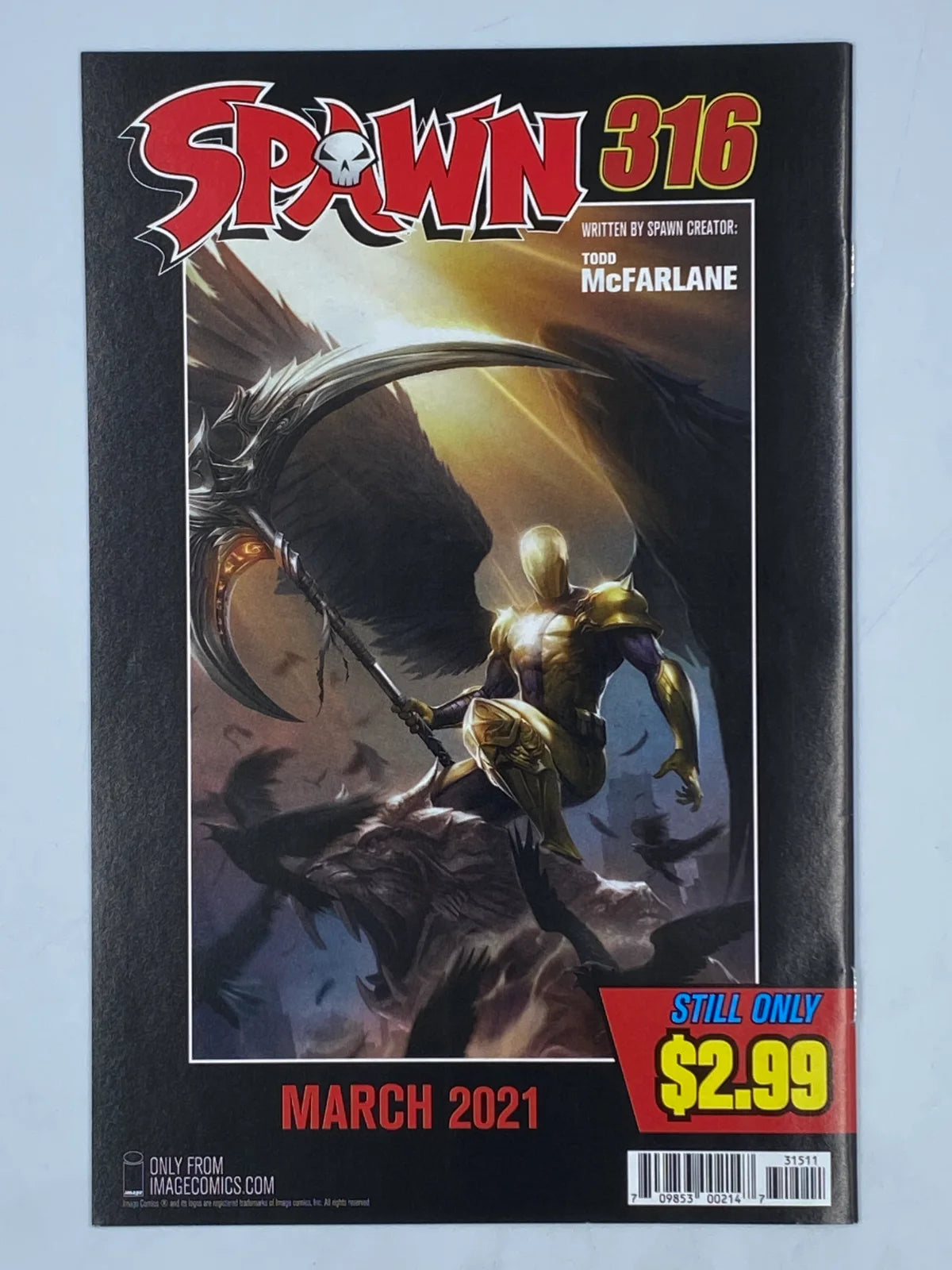 Spawn #315 Cover A from Image Comics