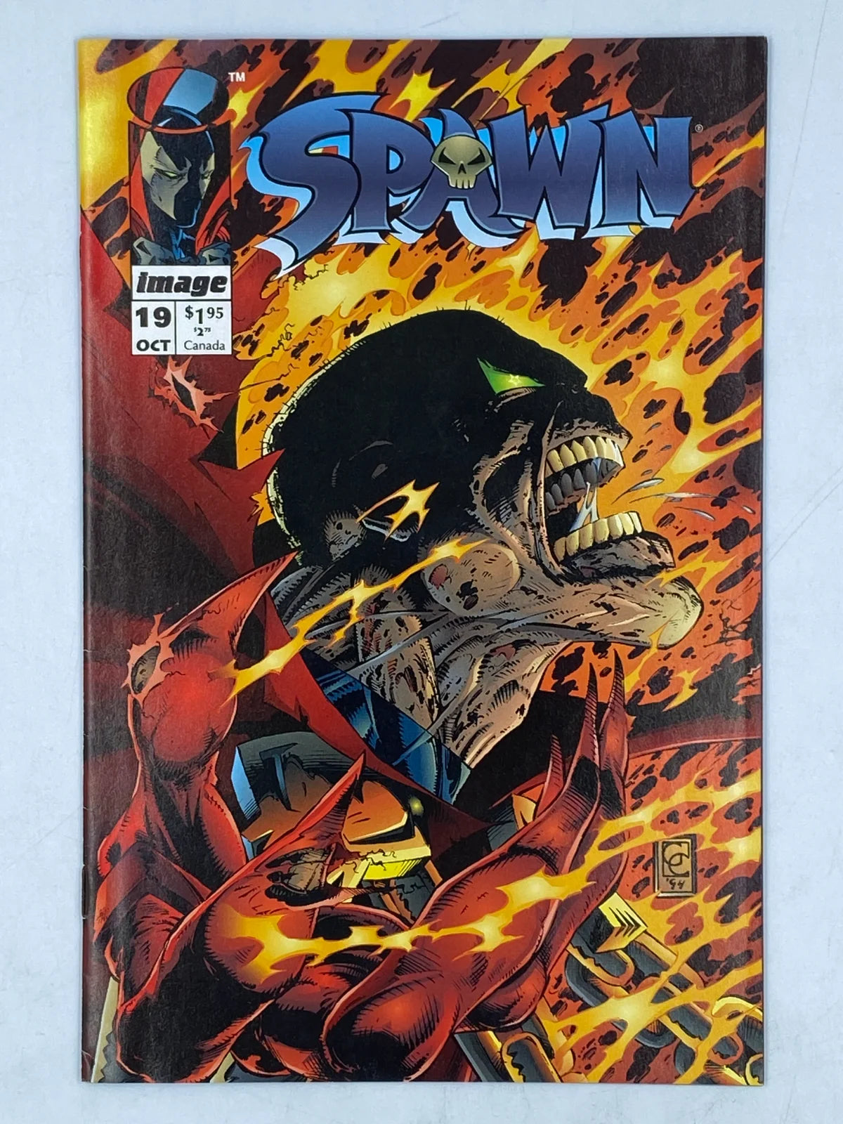 Spawn #19 "Showtime, Part 1" is an Image Comics issue published in October 1994