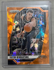 Victor Wembanyama Prizm Orange Cracked Ice 24-25