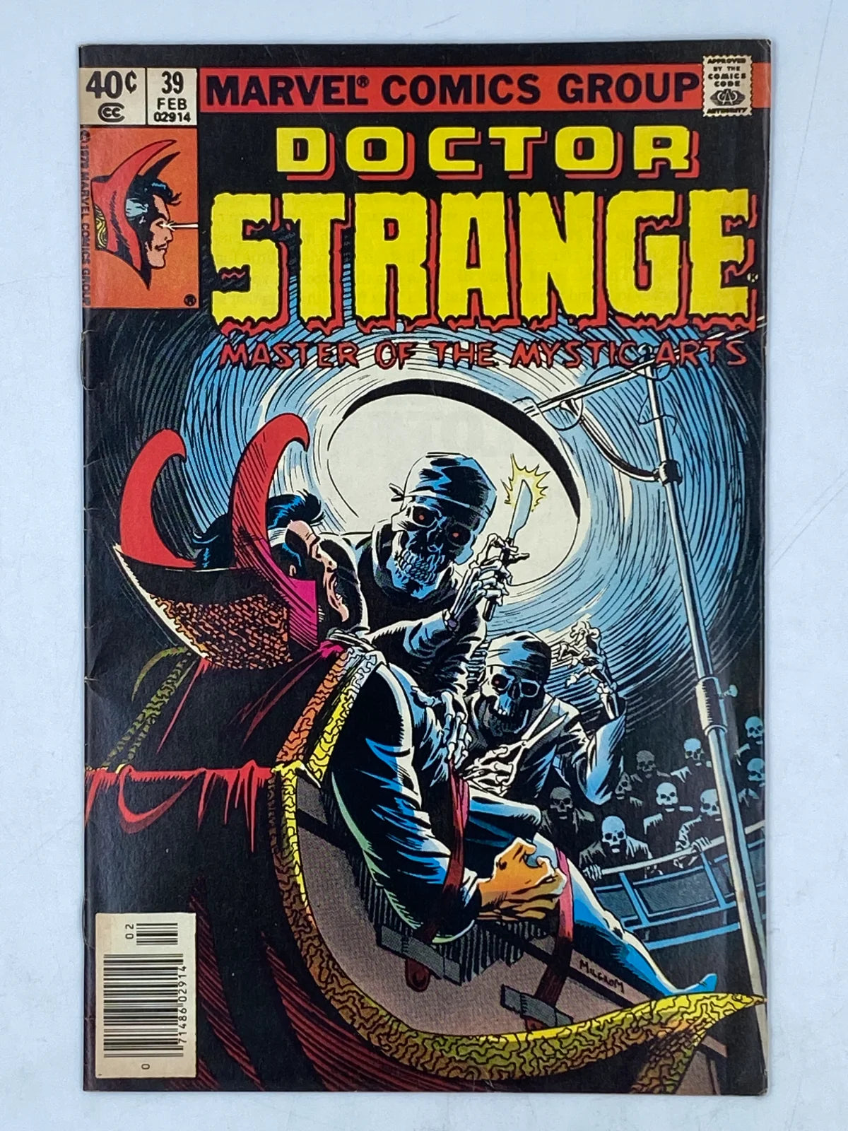 Doctor Strange Vol. 2 #39 "The Old Dark House" by Marvel Comics with a cover date of February 1980