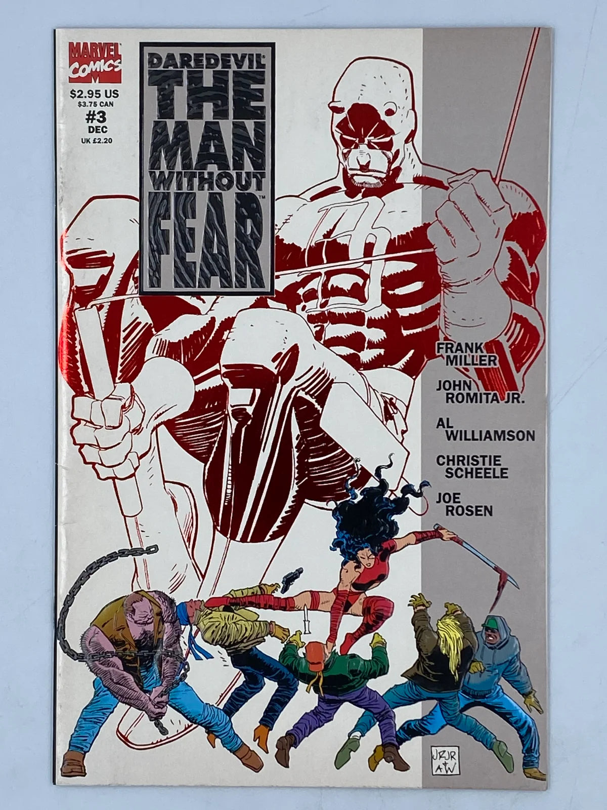 Daredevil: The Man Without Fear #3 is a December 1993