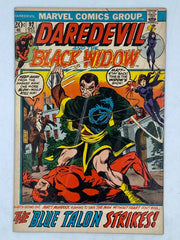 Daredevil #92 (Daredevil and the Black Widow) published by Marvel Comics in October 1972