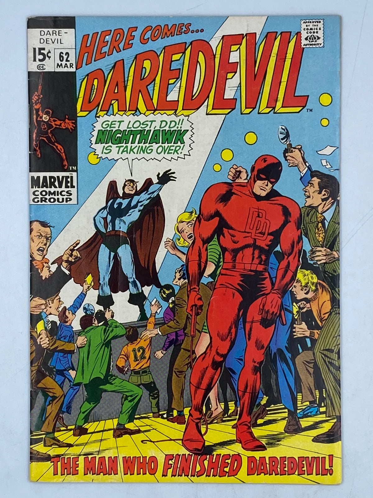 Daredevil Vol.1 #62, published by Marvel Comics in March 1970