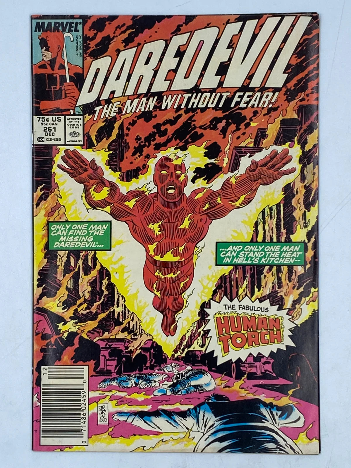 Daredevil Vol.1 #261 published by Marvel Comics in December 1988