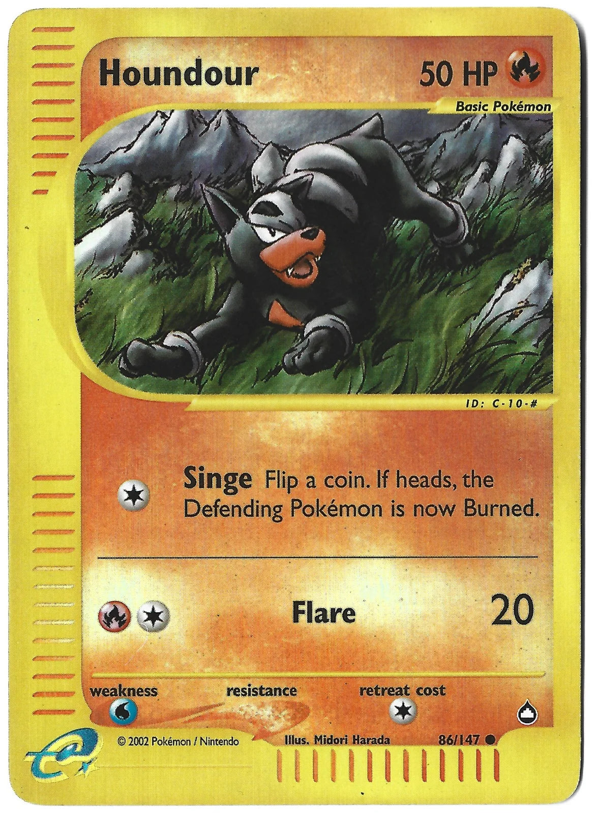 Houndour (86) · Reverse Holofoil (Aquapolis)