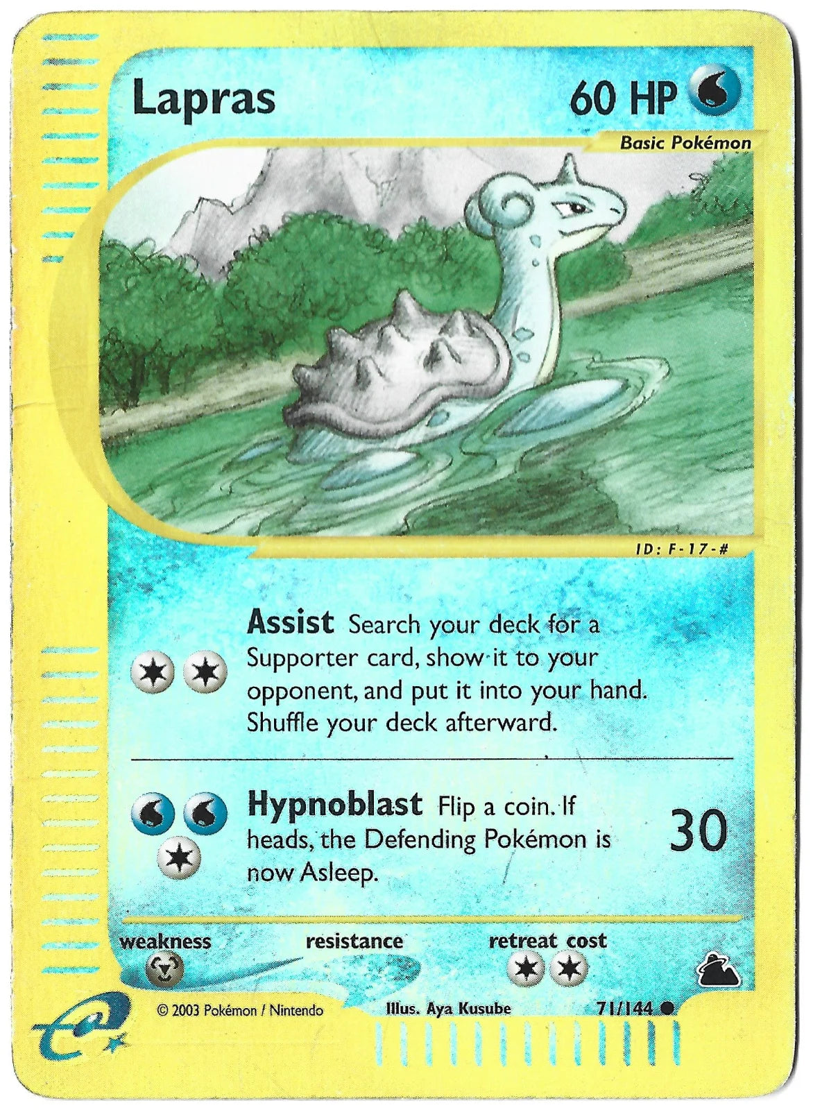 Lapras 71 · Reverse Holofoil (Skyridge)