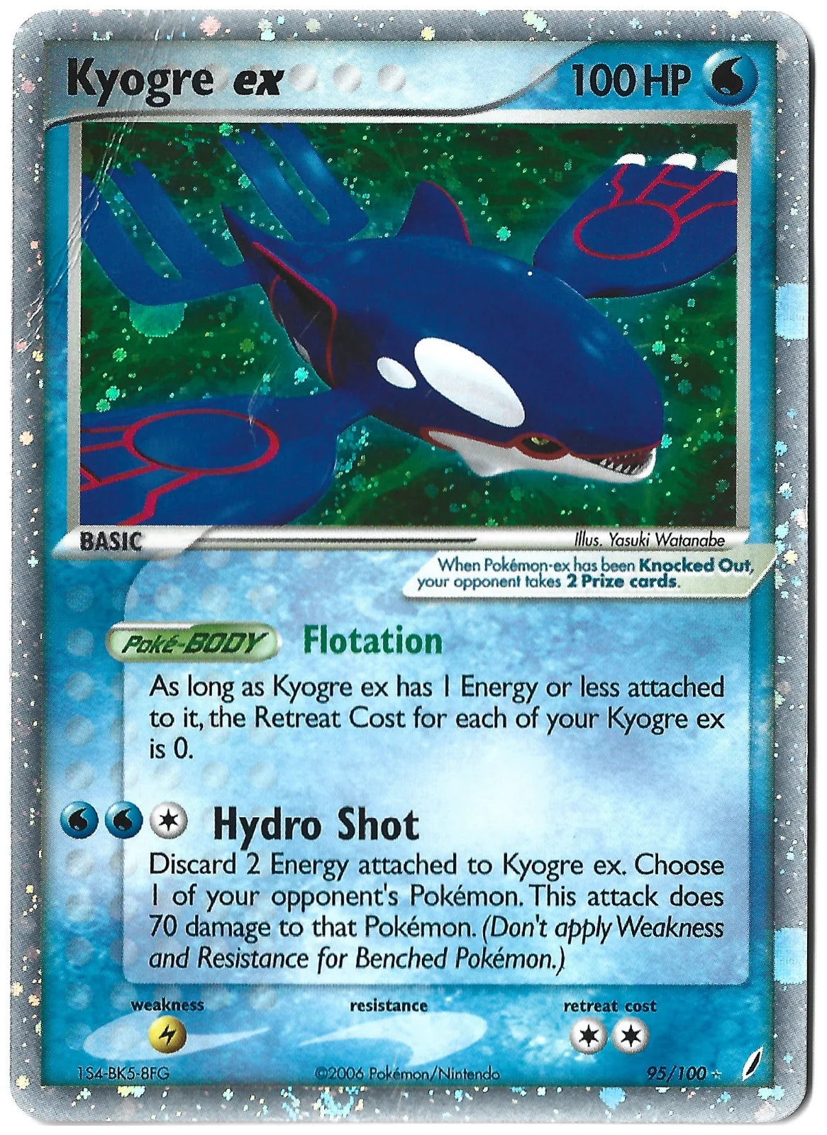 Kyogre ex 95 (EX Crystal Guardians)