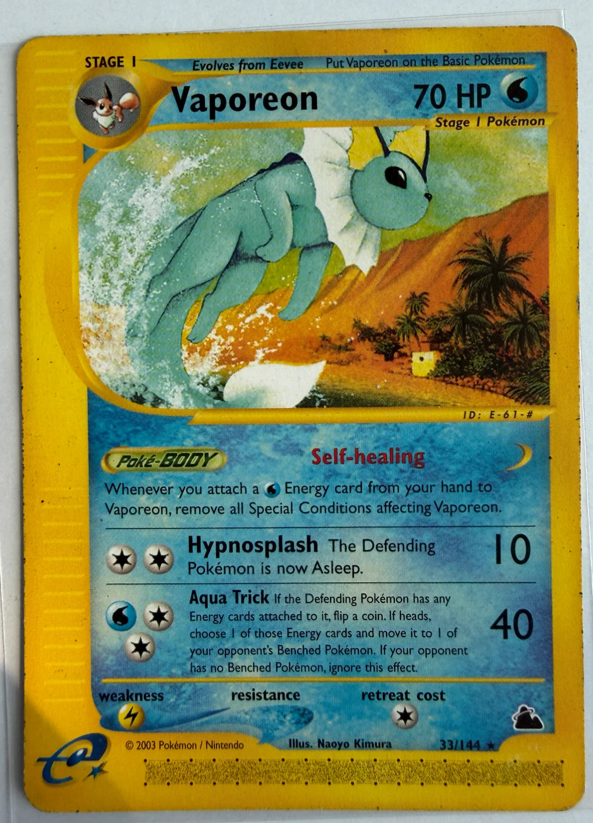 Vaporeon 33 · Normal (Skyridge)