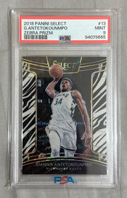 Giannis Antetokounmpo Select Zebra Prizm