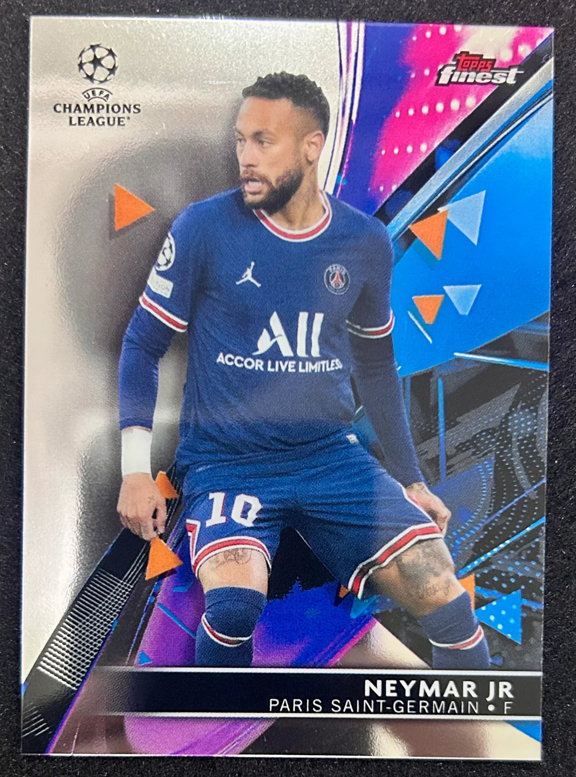 Neymar Jr. 2022 Topps Finest UEFA