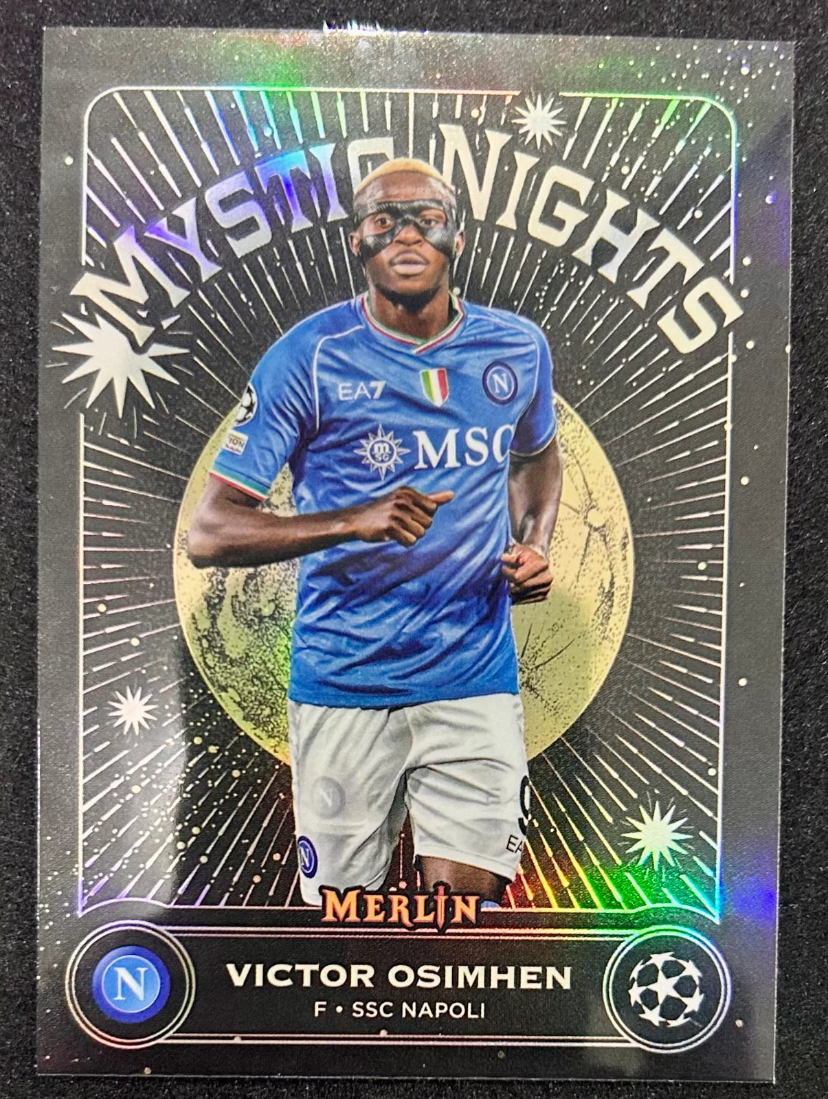 Victor Osimhen 2024 Topps Merlin Mystic Nights