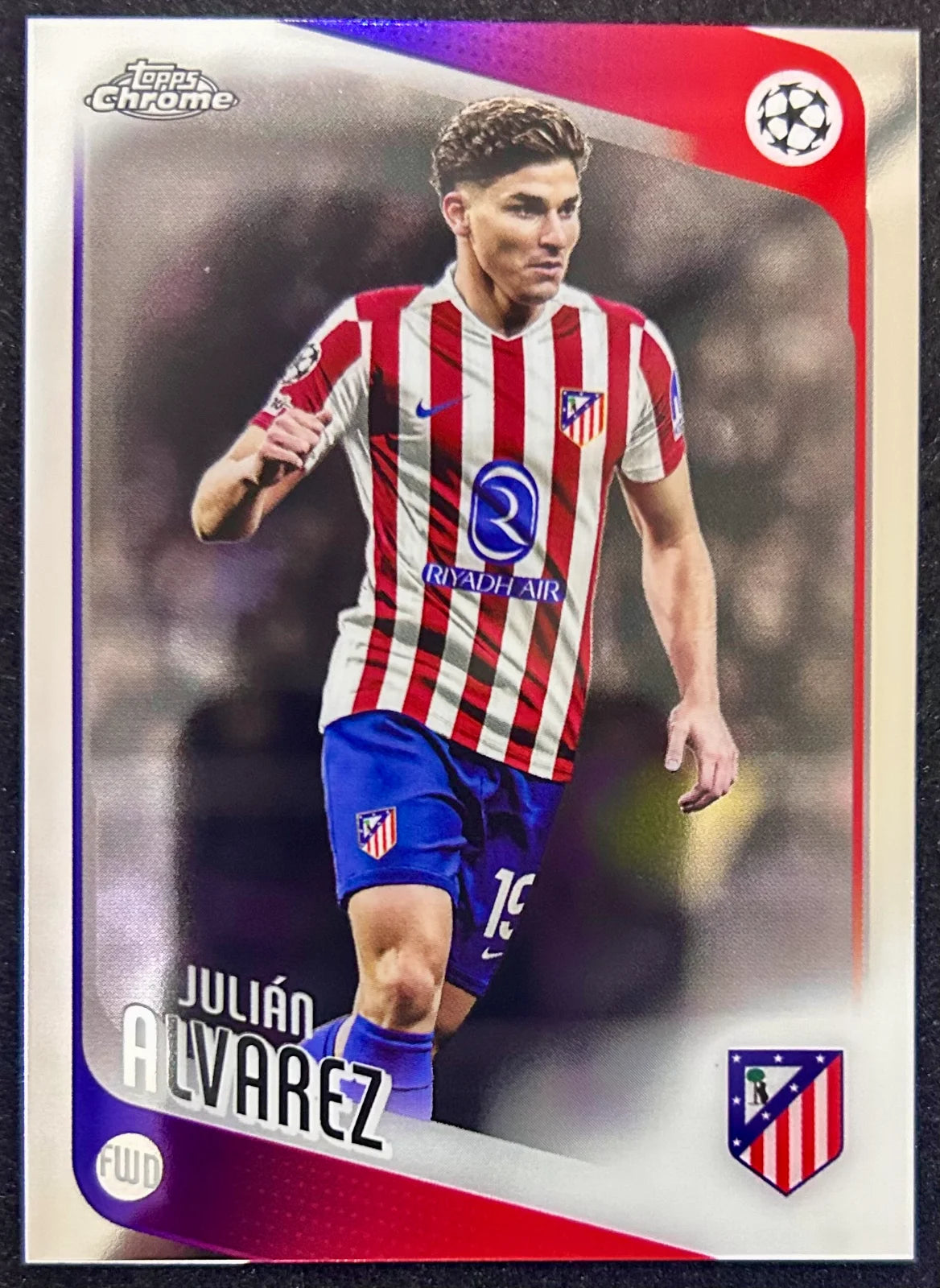 Julian Alvarez 2026 Topps Chrome UEFA