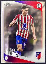 Julian Alvarez 2026 Topps Chrome UEFA