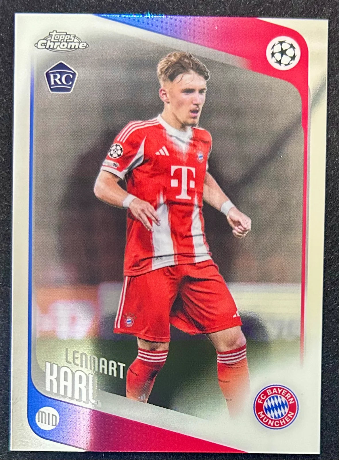 Lennart Karl 2026 Topps Chrome UEFA
