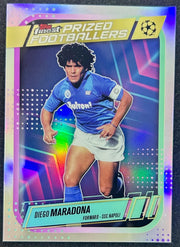 Diego Maradona 2026 Topps Finest UEFA Prized Footballers