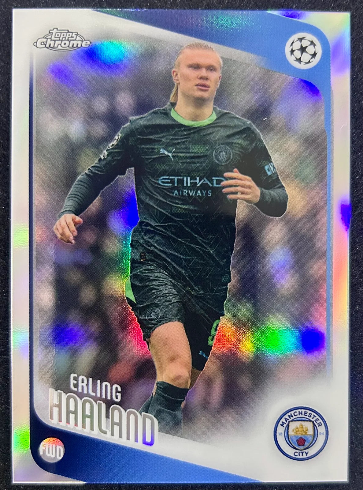 Erling Haaland 2026 Topps Chrome UEFA Refractors