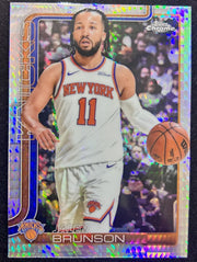 Jalen Brunson 2025 Topps Chrome Prism Refractors
