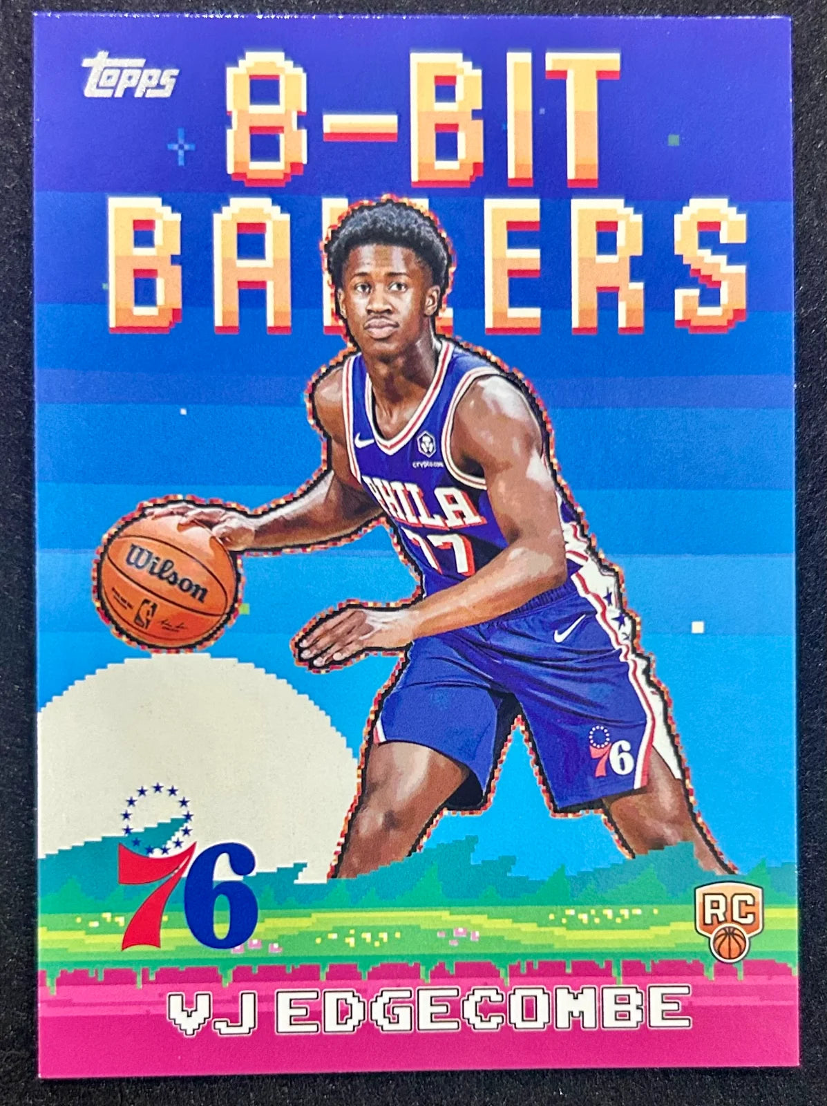 VJ Edgecombe 2025 Topps 8-Bit Ballers