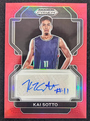 Kai Sotto 2022 Panini Prizm Draft Picks Red Autograph /199