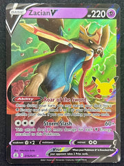 Zacian V Celebrations Ultra Rare Holofoil 016/025 English