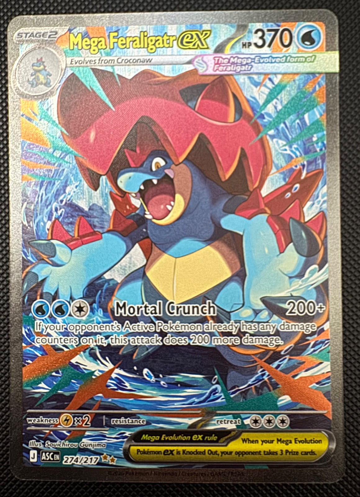 Mega Feraligatr ex 274/217 (Ascended Heroes)