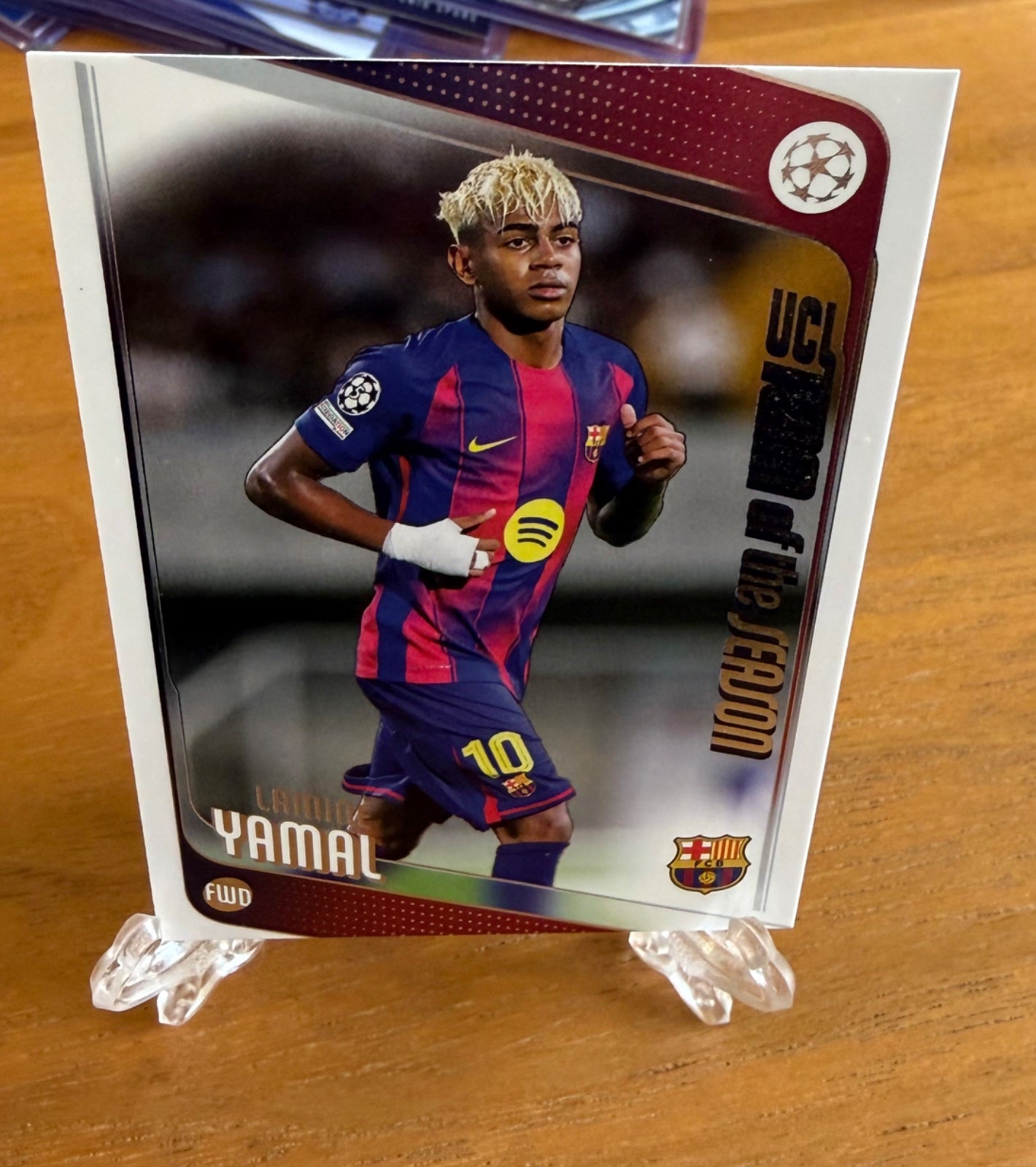 Lamine Yamal topps UCC “ team of the season “