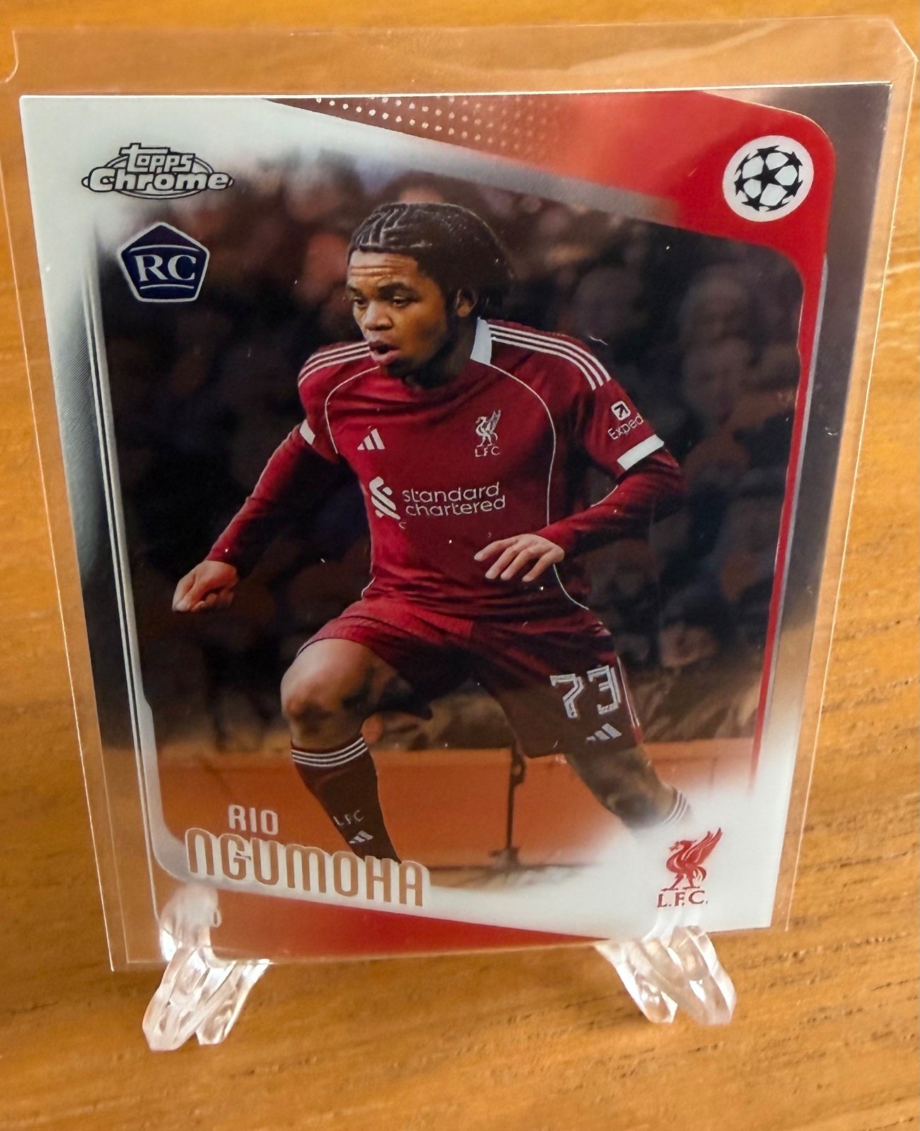 Rio Ngumoha topps chrome RC
