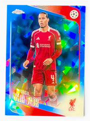 2025-26 Topps Chrome Sapphire UEFA UCC Virgil Van Dijk