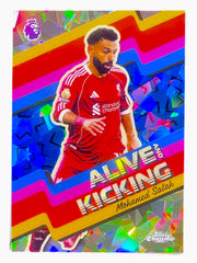 2025-26 Topps Chrome Sapphire Mohamed Salah Alive and Kicking