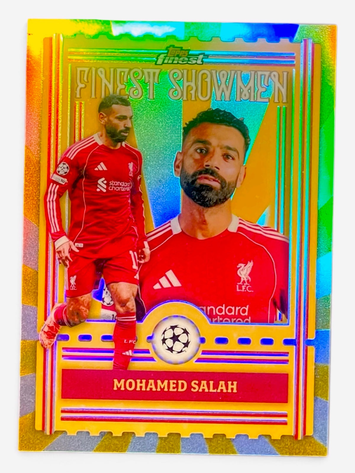 2026 Topps Fines Mohamed Salah Finest Showmen