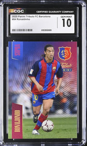 Ronaldinho, Panini, Tributo FC Barcelona, #84, 2025, CGC 10