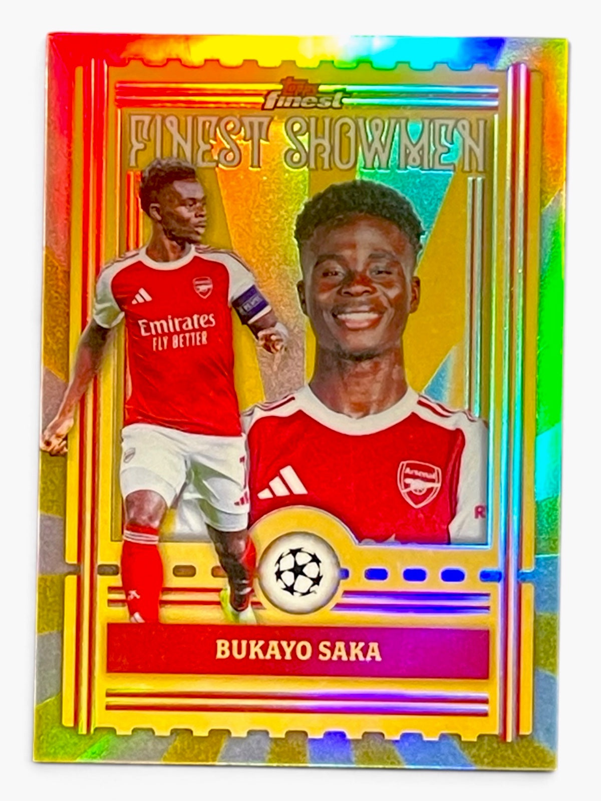 2026 Topps Finest Bukayo Saka Finest Showmen