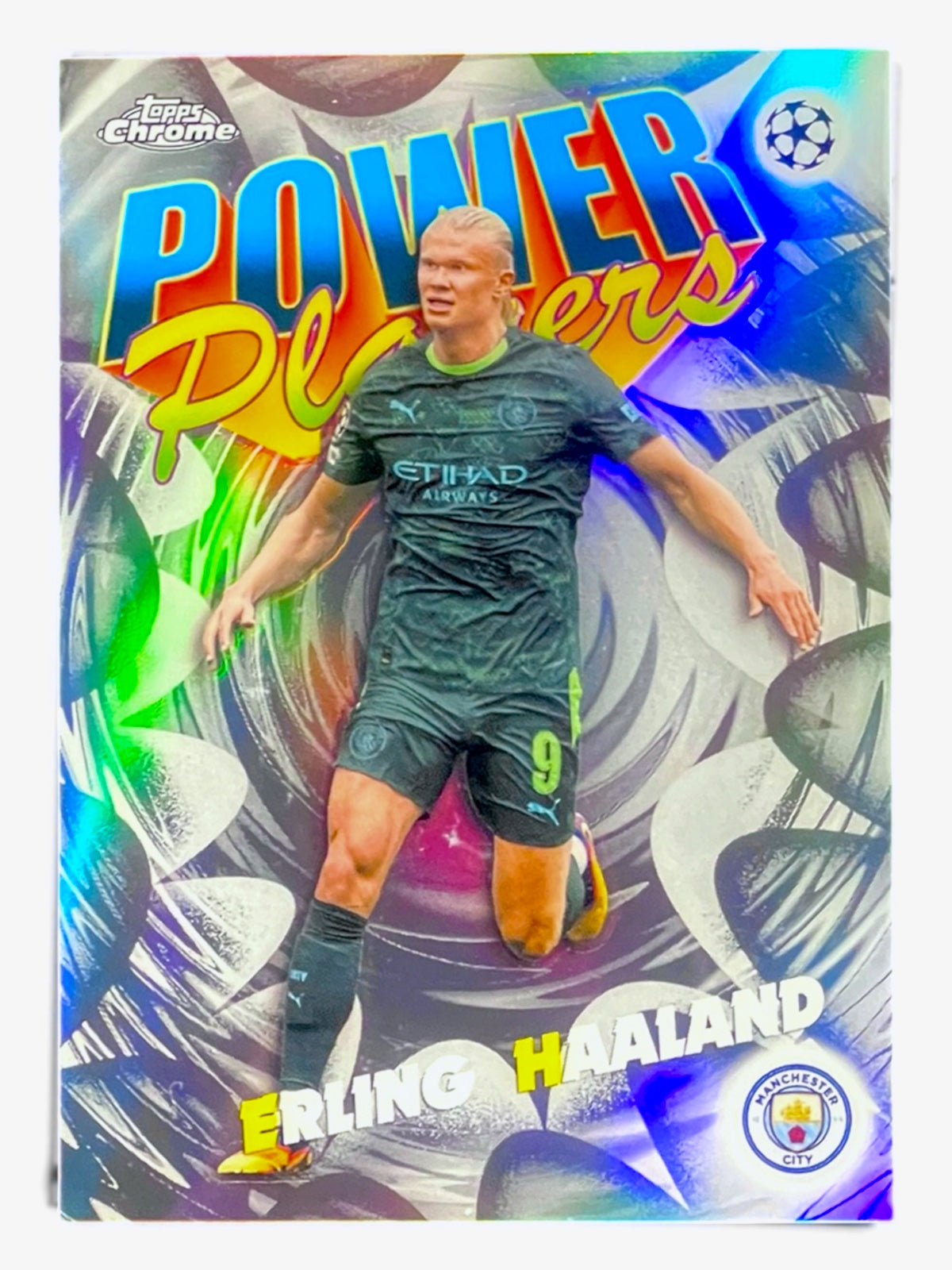 2025-26 Topps Chrome UCC Erling Haaland Power Player