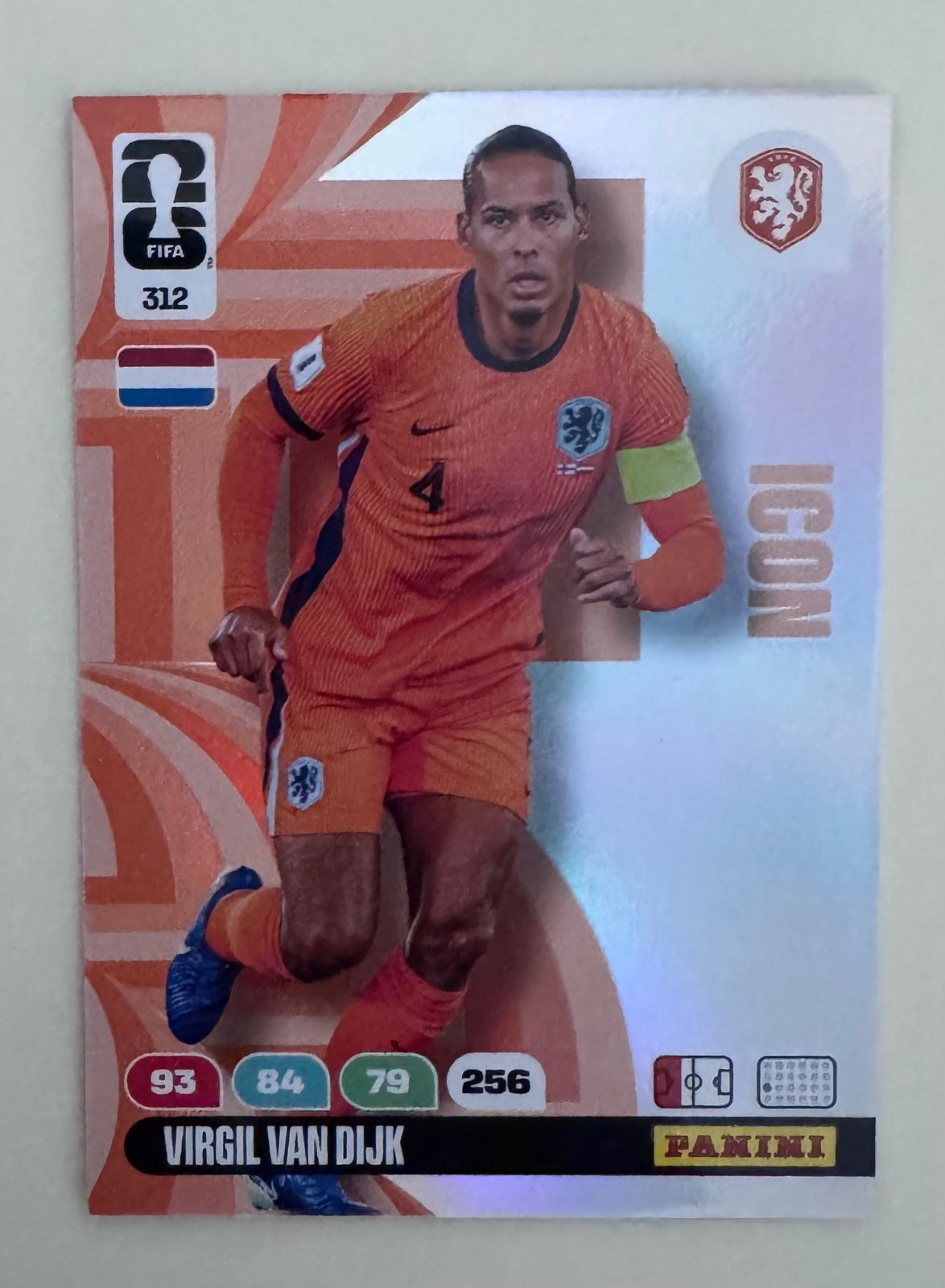 312 ICON VIRGIL VAN DIJK Adrenalyn World Cup 2026