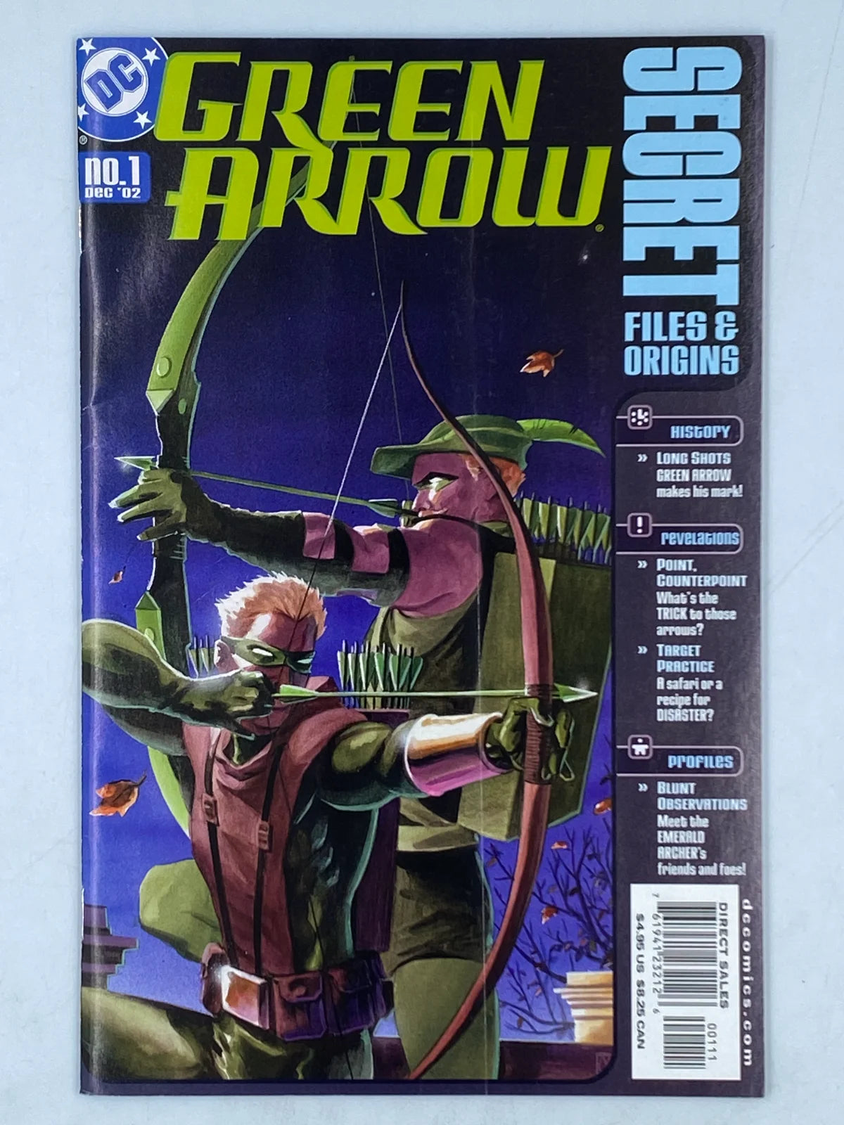 Green Arrow Secret Files and Origins #1, published by DC Comics in December 2002
