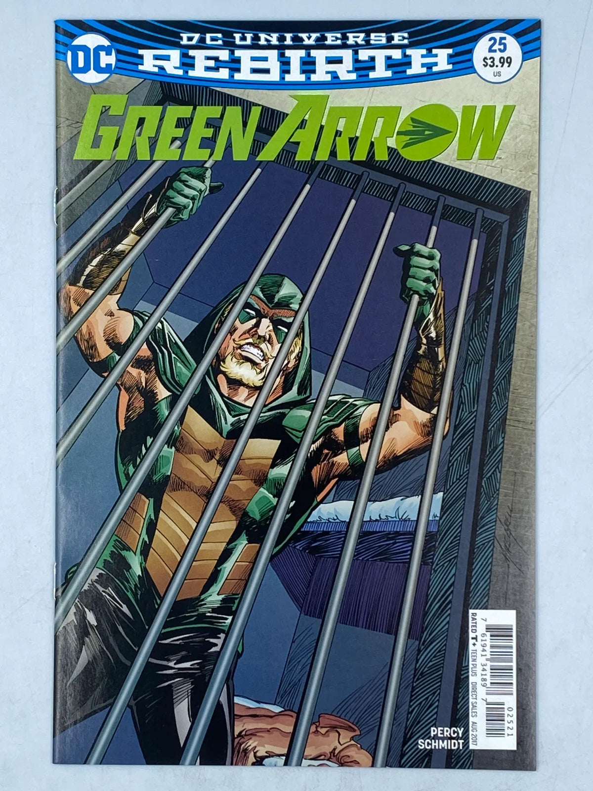 Green Arrow (Vol. 6) #25 from the DC Rebirth era, published in August 2017